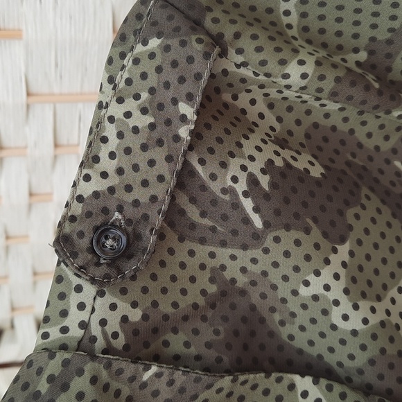 Tommy Hilfiger Camouflage Polka Dot Popover Shirt - Picture 6 of 10